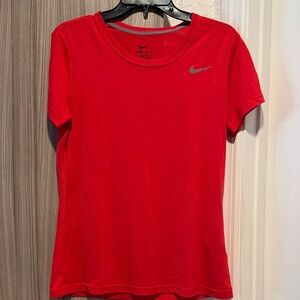 Nike Women's Bright Red Short Sleeve Tee